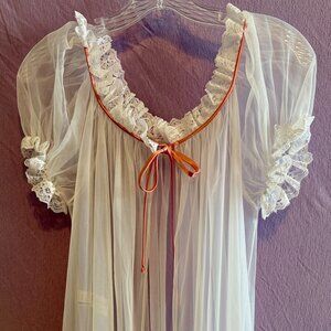 Vintage Jenelle of California nightgown + robe set